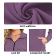 thumbnail image 5 of TARAINYA Women Oversized Half Zip Sweatshirt Casual Quarter Zip Pullover with Pocket, 5 of 8