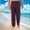 Wine, variant on LEKWK Lounge Pants for Men Casual Pajama Bottoms Soft Sleepwear Elastic Waist with Drawstring Lightweight Relaxed Fit Yoga Joggers for Everyday Home Wear Wine XL