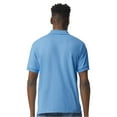 thumbnail image 4 of Gildan DryBlend Jersey Polo for Men, Casual Short Sleeve Shirt, Moisture-Wicking, Carolina Blue, S, 4 of 7