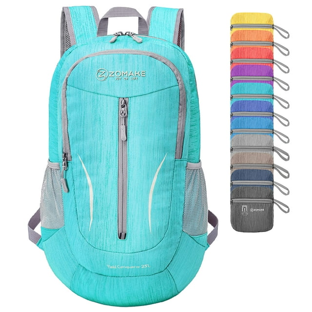 Mochila ZOMAKE 25L Ultra Liviana, Plegable y Resistente al Agua