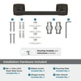 thumbnail image 4 of Amerock Stature Oil-Rubbed Bronze 8 inch (203mm) Towel Bar, 4 of 7