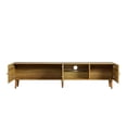 thumbnail image 4 of Xukmct Wood TV Cabinet for TVs up to 70 Inch, TV Stand with Storage Shelf, Mid Century Modern Entertainment Center TV Media Console for Living Room Bedroom, 4 of 8