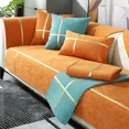thumbnail image 7 of Soft Chenille Embroidered Sofa Towel Universal Sectional Anti-cat Scratch Sofa Cover Anti-slip Couch Cover for Living Room (H,110x210cm 1pcs), 7 of 7