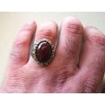 thumbnail image 2 of Red Onyx Mans Ring, Natural Red Onyx Gents Ring, December, Silver Jewelry, 925 Silver Ring, Birthday Gift, Heavy Mens Ring, Arabic Design, Ottoman Style Ring, Christmas, Turkey Mens Signet Ring, 2 of 6