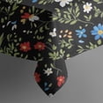 thumbnail image 5 of Pioneer Flower Floral Print Pattern Square Tablecloth, Waterproof Wipeable Spillproof Washable Table Cover for Home Kitchen Party Decor, 60"x60", 5 of 6