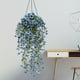 thumbnail image 5 of Flor Artificial de Seda Violeta para Colgar En La Pared | Cesta de Ratán Verde con Flores Artificiales para Techo o Pared | 76 X 25 Cm (Juego de 2), 5 of 5