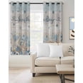 thumbnail image 4 of Blue Ocean Blackout Curtains for Bedroom Living Room, Seas The Day 72 In Long Thermal Insulated Room Darkening Drapes Grommet Window Treatments, 52 x 72 In, 4 of 9