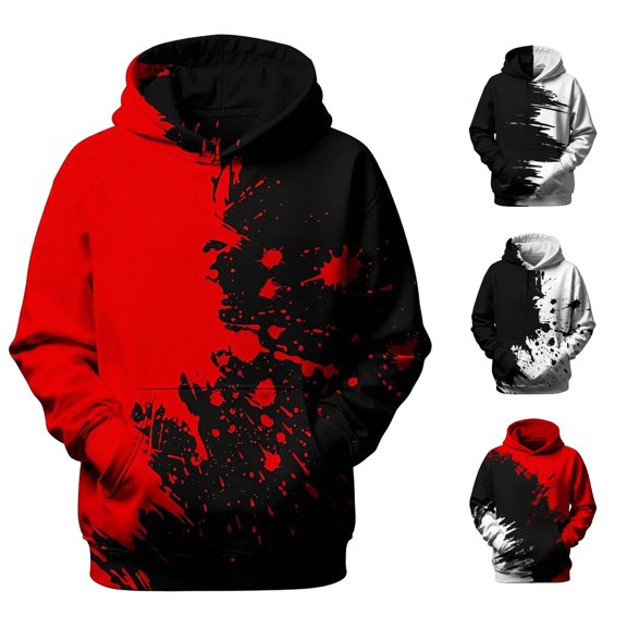 JAJAHO Boys Graphic Hoodie Kids Long Sleeve Sweatshirts Casual Streetwear Fall Pullover Tops 1-14Y