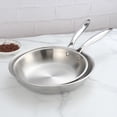 thumbnail image 5 of Fenbeli 2 Pcs 3 Ply Stainless Steel Fry Pans Nonstick with Premium Magnetic Stainless Exterior, Aluminum Core, 5 of 8