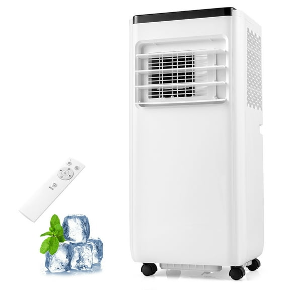 10000 BTU Portable Air Conditioner with Remote Control Cools up to 250/350 Sq.Ft