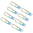 thumbnail image 4 of FEAMOS 8Pcs Metal Alloy Zippers Puller Headers Spring Keychains Hanging Buckles Detachable Zippers Pull Tab Small Tool, 4 of 8