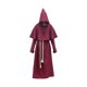 thumbnail image 1 of Traje de sacerdote Irfora Disfraz de sacerdote con capucha de Halloween con collar cruzado Cinturón Unisex Hombres Mujeres Sólido Largo Padre Vicario Vestido de lujo Sacerdote medieval Disfraces de c Irfora Traje de sacerdote, 1 of 7