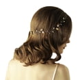 thumbnail image 3 of Moda Mujer Oro Hojas Rhinestone Per Nupcial Honor Diadema Fiesta De Bodas Headwrap Hair Vine Headpiece Macarena Hojas de oro Vine Hair, 3 of 8