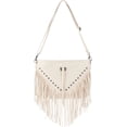 thumbnail image 1 of LHSHID Women Tassel Faux Leather Cross Body Shoulder Bag Boho Hobo Bag, 1 of 6