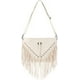 thumbnail image 1 of LHSHID Women Tassel Faux Leather Cross Body Shoulder Bag Boho Hobo Bag, 1 of 6