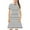 Girls Dresses Black, variant on Teens Girls Dresses Summer 4-14Y Juniors Teens Trendy Short Sleeve Crewneck Stripe Printed Pleated Pullover Beach A-Line Midi Dress