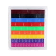 thumbnail image 4 of 51 piezas de fichas de fracciones, barras de fracciones, manipulativos matemáticos, juegos de fracciones unitarias, 4 of 9