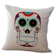 thumbnail image 1 of Funda de Cojín de para Funda de Almohada Sofá del Coche Casa ationation Cushion, 16.93x16.93Inches J shamjiam funda de cojín de almohada de cráneo, 1 of 6