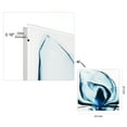 thumbnail image 4 of Empire Art Direct Blue Magnolia X-Ray Frameless Free Floating Tempered Glass Panel Graphic Wall Art, 24" x 24" x 0.2", Ready to Hang, 4 of 12