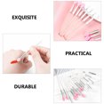 thumbnail image 3 of LRXIYODE 10Pcs Portable Transparent Silicone Lip Brush Applicators for Precise Lipstick Application, 3 of 8