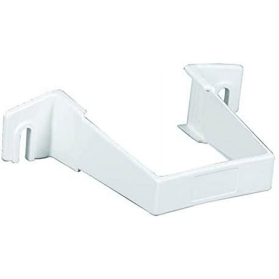 Amerimax 3.3 in. H x 1 in. W x 4.3 in. L White Vinyl Downspout Bracket - Case of: 30;30