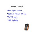 thumbnail image 2 of 6 In 1 Optical Power Meter, Red High Precision Mini Red Fiber Pen, 15km Rechargeable Fiber Light RJ45 Tester Light Rangefinder ,Portable, 2 of 7