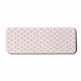 thumbnail image 1 of Floral Computer Mouse Pad, Romantic Botanical Motifs Along Lilium Flowers Bouquet Natural Art, Rectangle Non-Slip Rubber Mousepad Large, 31" x 12", Pastel Pink Blush and White, by Ambesonne, 1 of 2