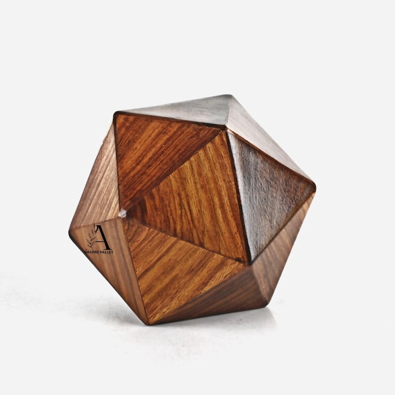 Wooden Keepsakes Urn For Human Or Pet Ashes A Geometric Design Unique Keepsake Urn for your loved ones Decorative Keepsake Urn Size 4x4x4 In