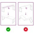 thumbnail image 3 of vidaXL Bathroom Countertop Light Brown 120x30x(2-4)cm Treated Solid Wood, 3 of 7
