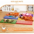 thumbnail image 2 of Wanan Nap Mats, 6Pcs Toddler Nap Rest Mats for Daycare Preschool, Kids Rest Mat 2 Inch Suitable for Girls Boys, Toddler Portable Bed Great for Travel and Home, 2 of 8