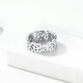 thumbnail image 3 of Bestyle Stainless Steel Wedding Ring for Women Men, Celtic Knot Eternity Finger Band Ring for Friendship Engagement Promise (Silver, Size 13), 3 of 9