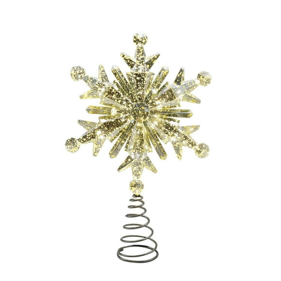 BO 9-IN. LED SNOWFLAKE TREE TOPPER