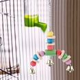 thumbnail image 2 of Juguete para loros, jaula para loros y pájaros, decoración para jaula de pájaros, juguete para pájaros muy recomendado Jadeshay A, 2 of 8