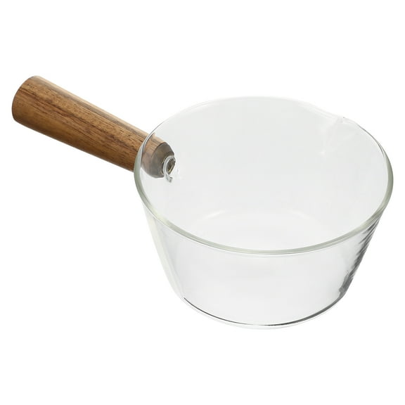 Heat-resistant Multi-function Stockpot Wooden Handle Milk Boiling Pot for Home