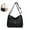 Black1, variant on WNFJR Oversized Large Faux Leather Tote Handbag for Women, Big Capacity Laptop Shoulder Bag for Work Travel Shopper Handbag