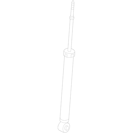Genuine OE Mitsubishi Shock Absorber - 4162A415 Fits select: 2017-2020 MITSUBISHI MIRAGE G4 ES