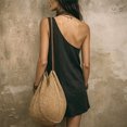 thumbnail image 2 of Morttic Women's One-Shoulder Solid Color Mini Dress – Loose Sleeveless A-Line Dress with Side Pockets Summer Vacation Outfit Black，S, 2 of 3