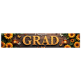 thumbnail image 1 of Congrats Grad Banner Sunflower Decor Backdrop Graduation Party Decoration Background Props Indoor Outdoor Celebration Removable Easy Setup, 1 of 4