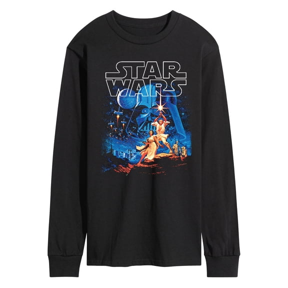 Star Wars - Art Poster - Men's Long Sleeve Graphic T-Shirt