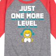 thumbnail image 3 of Instant Message - Gamer Just One More Level - Toddler & Youth Raglan Graphic T-Shirt, 3 of 7
