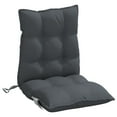 thumbnail image 3 of vidaXL Lowback Chair Cushions 2 pcs Anthracite Oxford Fabric, 3 of 5