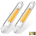 thumbnail image 1 of 2 bombillas LED R7S de 118 mm y 20 W regulables, COB de bajo consumo equivalente a lámpara halógena J118 mm de 200 W, blanco cálido de 2000 K, sin parpadeo, 1 of 5