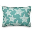 thumbnail image 2 of Creative Products Starfish Teal 14x20 Spun Poly Pillow, 2 of 3