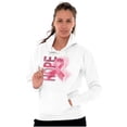 thumbnail image 3 of Hope Breast Cancer Awareness Warrior Women Plus Size Graphic Pullover Hoodie Brisco Brands 2X, 3 of 4