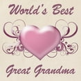 thumbnail image 2 of CafePress - World's Best Great Grandmother (Heart) Tote Bag - Unisex Canvas Tote Bag, Beige, 1-Piece, 2 of 6