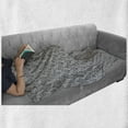 thumbnail image 5 of Paisley Soft Flannel Fleece Blanket, Ornamental Bohemian Ethnic Leaf Persian Folk Middle Eastern Shabby Flowers, Cozy Plush for Indoor and Outdoor Use, 60" x 80", Charcoal Grey White, by Ambesonne, 5 of 5