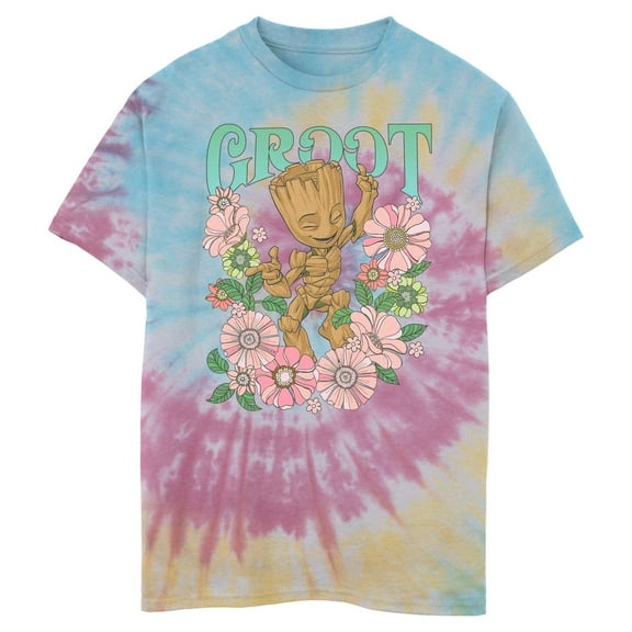Boy's Guardians of the Galaxy Groot Flower Dance Graphic T-Shirt