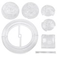 thumbnail image 1 of Qiilu DIY Puzzle Blocks,3D Crystal Puzzle,3D Crystal Blocks Translucent DIY Puzzle Blocks Saturn-shaped Toy, 1 of 8