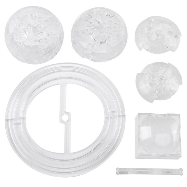 Qiilu DIY Puzzle Blocks,3D Crystal Puzzle,3D Crystal Blocks Translucent DIY Puzzle Blocks Saturn-shaped Toy