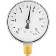 thumbnail image 1 of Manómetro NPT de 1/4 ", manómetro de vacío de gas de aire de aceite de agua, manómetro de 0 ~ 10 bar, conector de manómetro de vacío para aceite, aire, agua, gas Kuyhfg Sin marca, 1 of 4